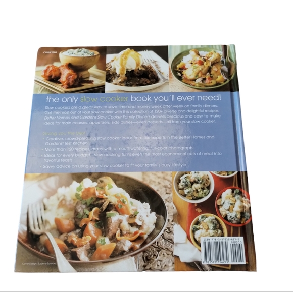 Slow Cooker Cookbook Better Homes and Gardens Family Dinners Hardcover - Picture 5 of 9